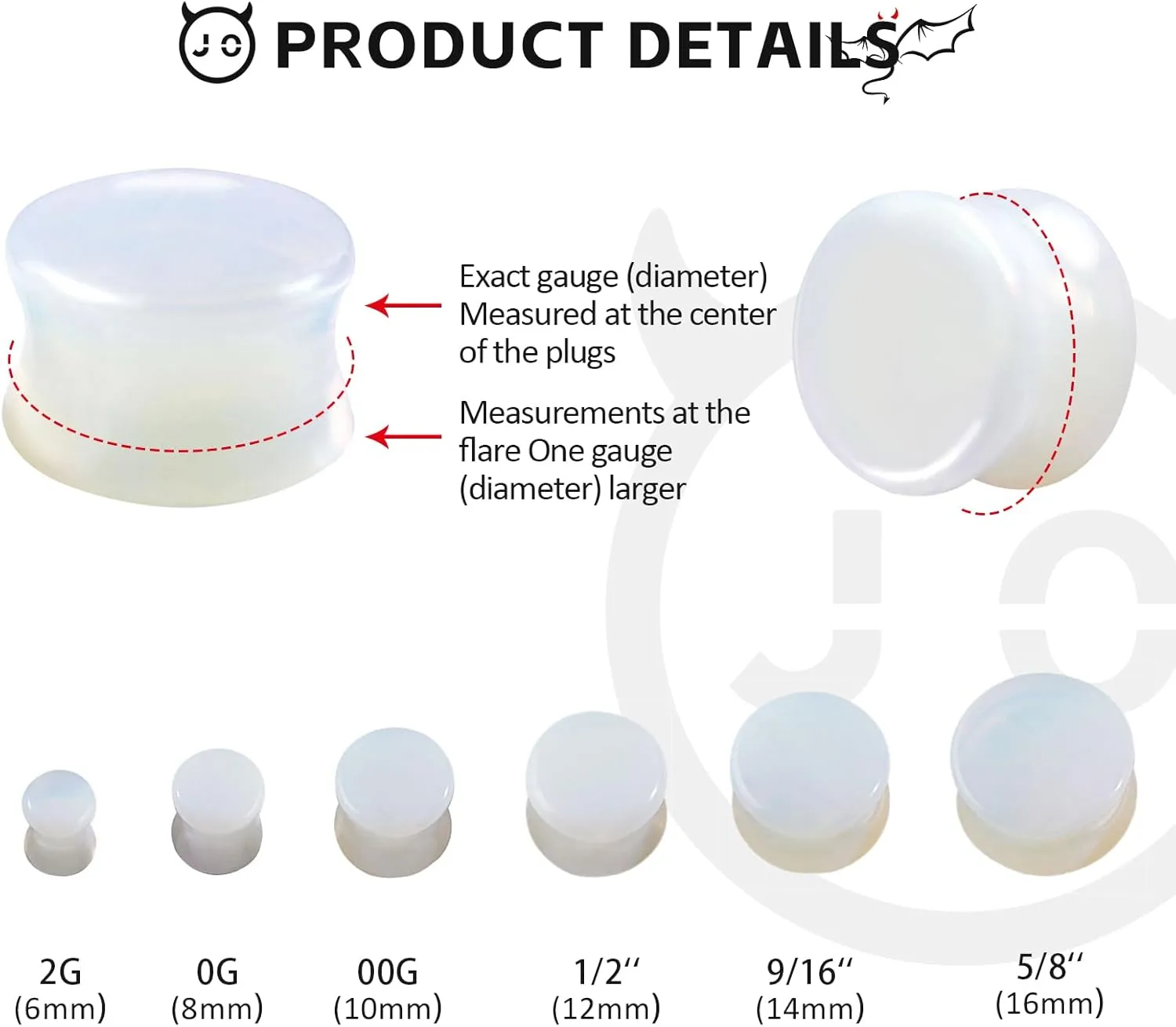 16Pcs Silicone and Stone Ear Plugs Tunnels Kit Ear Gauges Double Flare Solid Amethyst Ear Stretchers Set Multiple Stone with Silicone O-Ring Body Piercing Jewelry for Women Men 2G-5/8