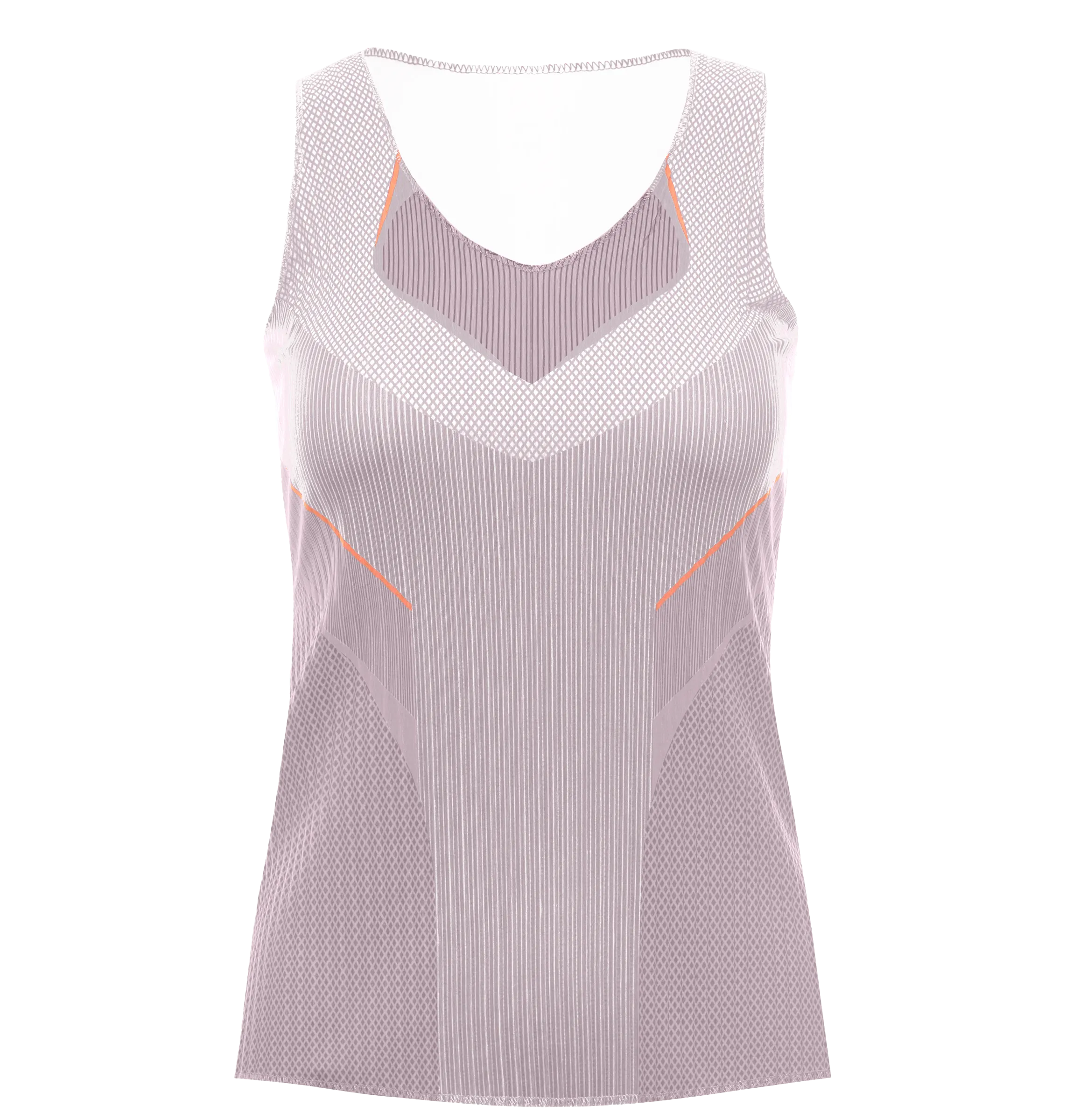 196053-510 | PLEATED V-NECK TANK | PLUM