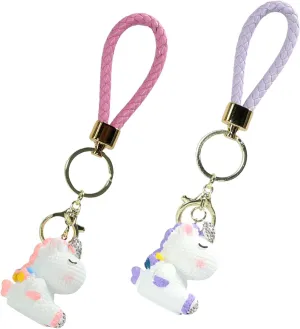 2 Pcs Kawaii Keychains for Women, Vintage Keychain accessories for Wallet, Backpack