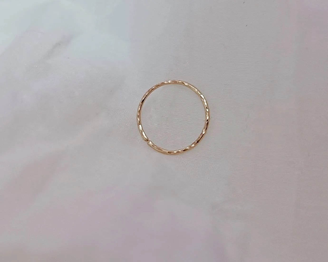22G Handmade Hammered 14K Gold Filled Texture Cartilage Hoop Earrings Nose Ring Tiny Huggie Hoops Helix piercing Septum Tragus Sleepers 925 Sterling Silver 14K Rose Gold Filled Women Men Teenager