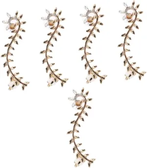 3pcs Willow Ear Clip Leaf Earrings for Women Ear Earring for Women Earring and Wraps for Ears Earrings
