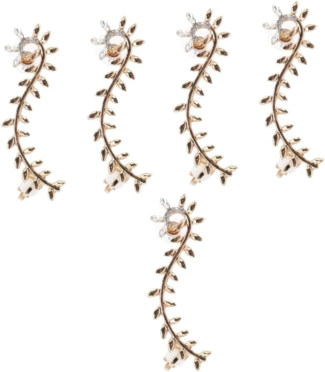 3pcs Willow Ear Clip Leaf Earrings for Women Ear Earring for Women Earring and Wraps for Ears Earrings