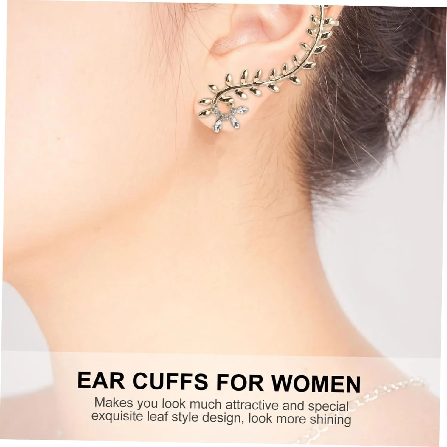 3pcs Willow Ear Clip Leaf Earrings for Women Ear Earring for Women Earring and Wraps for Ears Earrings