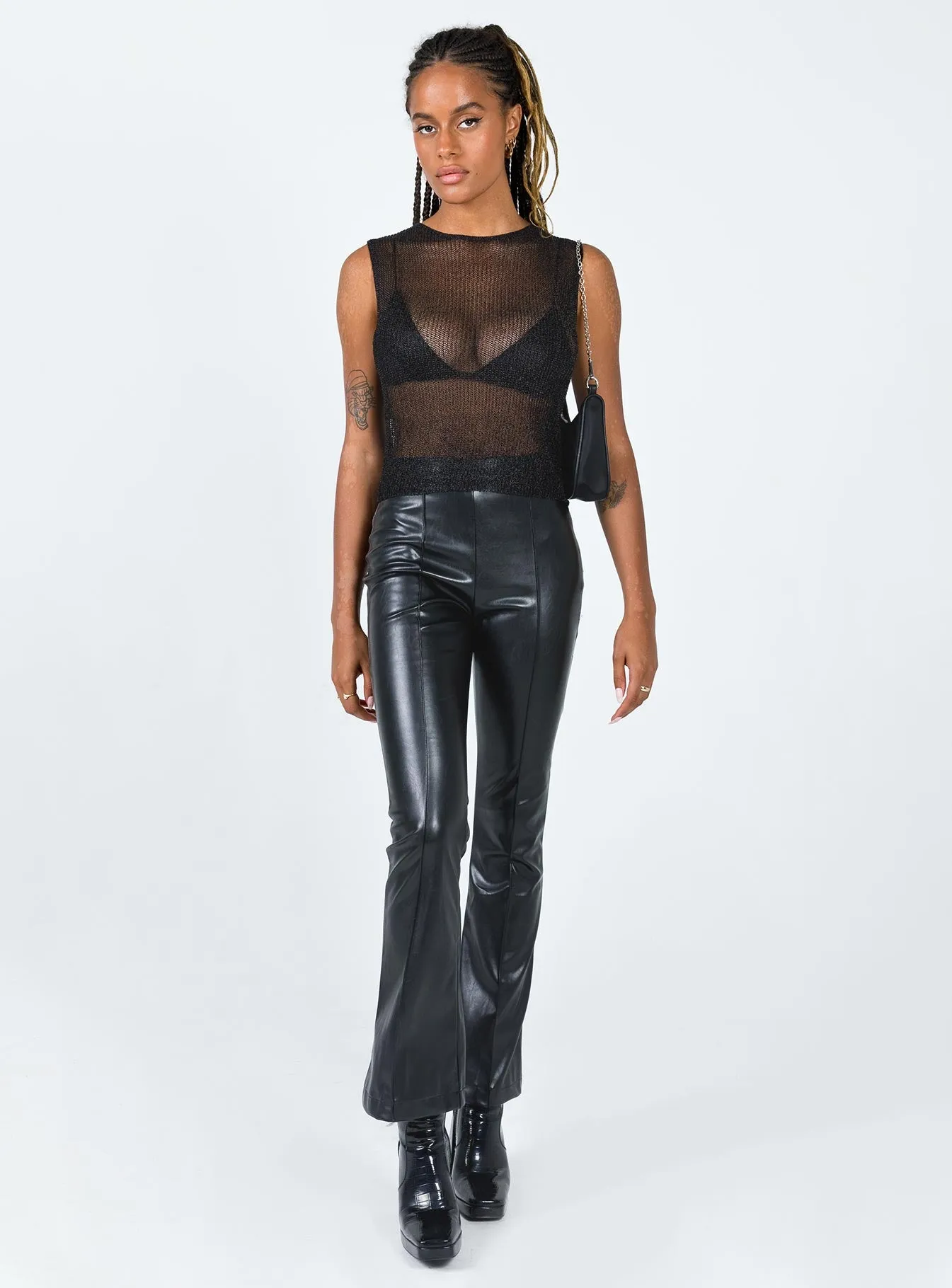 Almost Famous Top Black