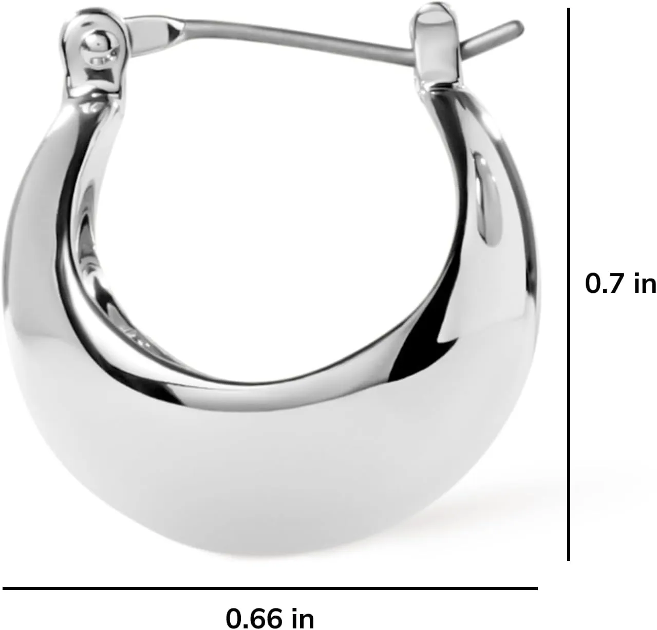 Ana Luisa Jewelry Hoop Earrings for Women Trendy -14K Gold Plated & Silver Rhodium Plated Earrings Hoops - Chunky, Thin, Dome, Drop & Safety Pin Assorted - Hypoallergenic Tarnish-Free - Dainty Jewelry
