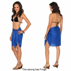Blue Half Pareo (Sarong)