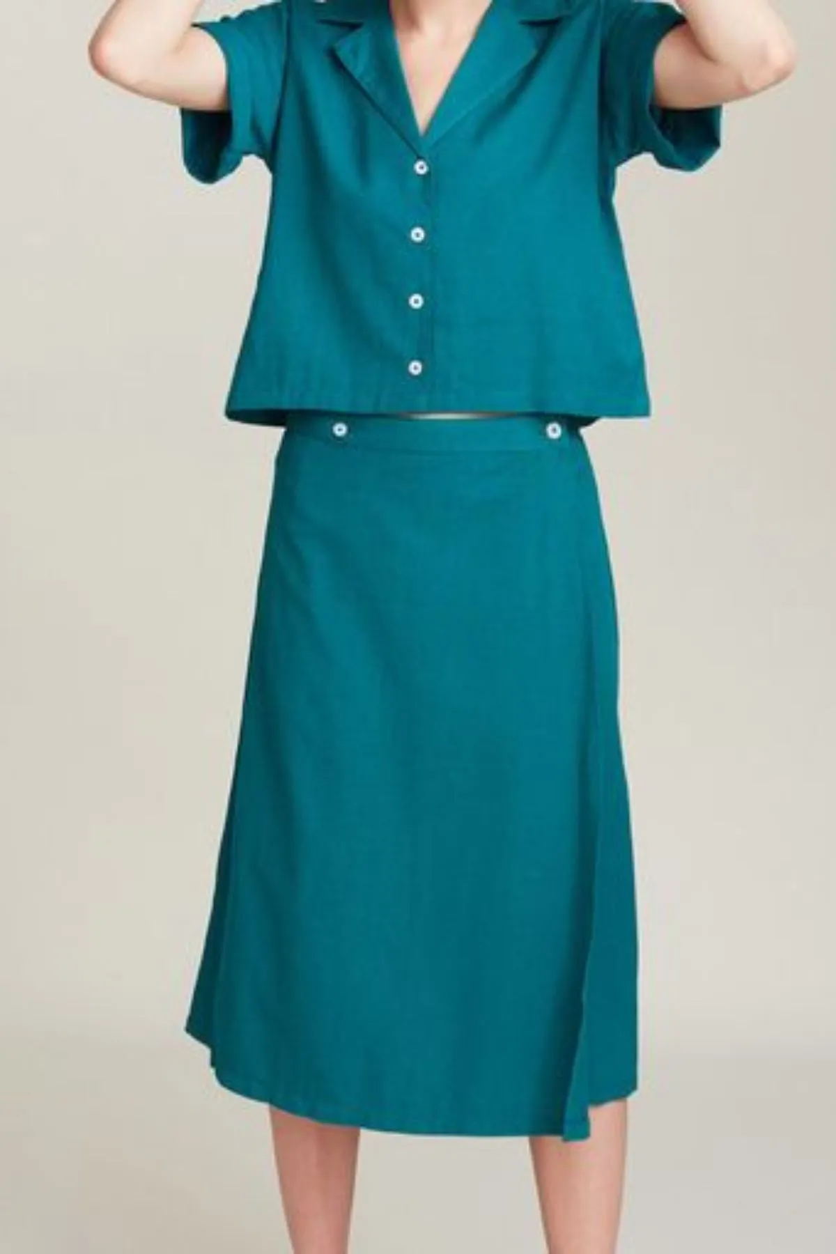Cebu Emerald Green Skirt Suite13