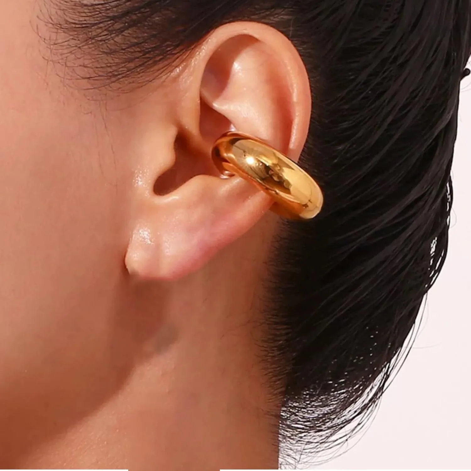 Chunky Gold Earrings - Irregular, 14K Gold Fashion Jewelry Gifts