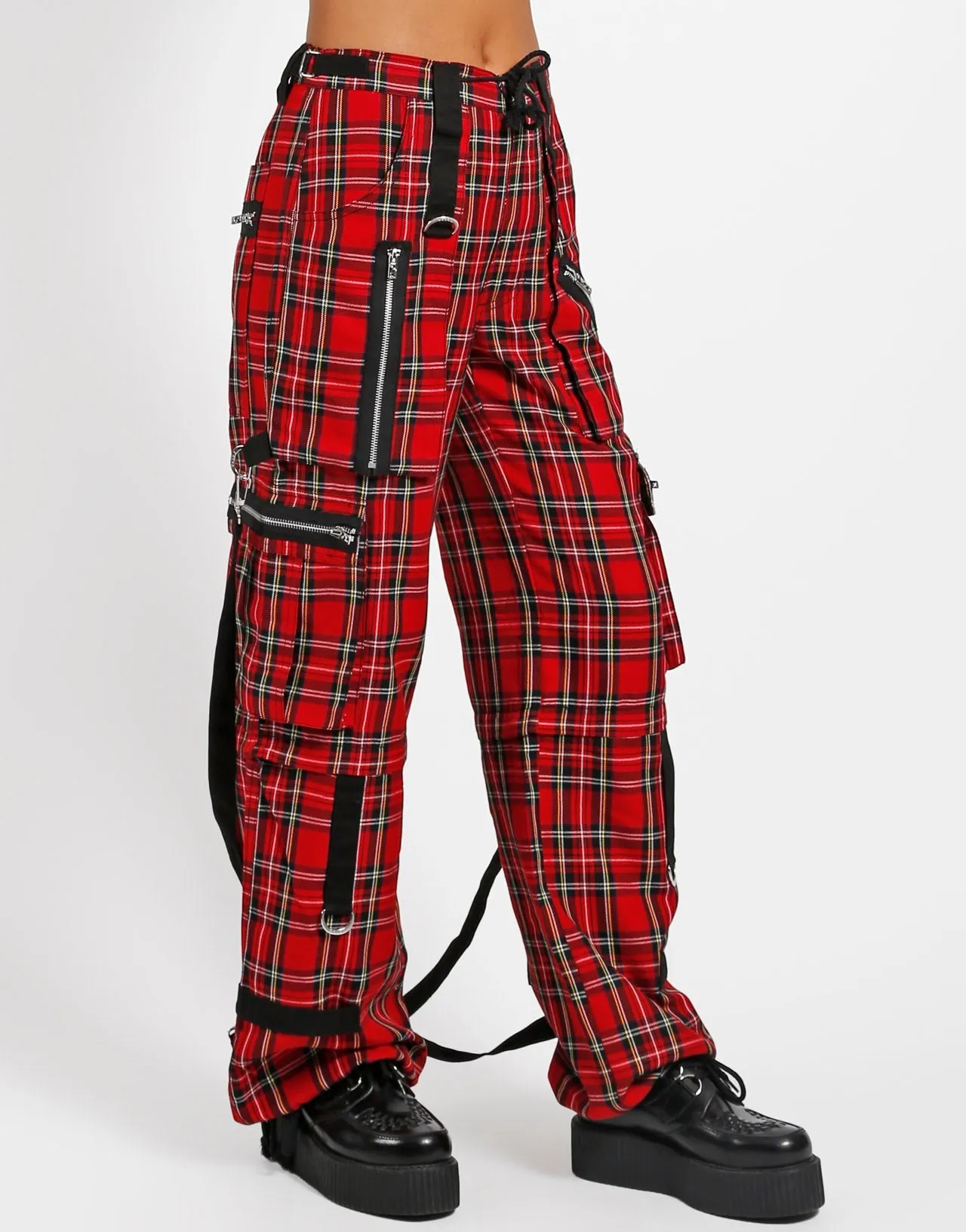 CLASH PANT RED PLAID