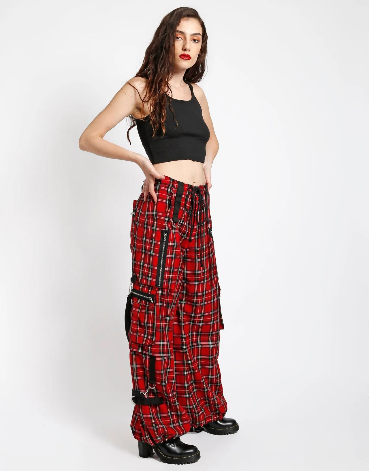 CLASH PANT RED PLAID