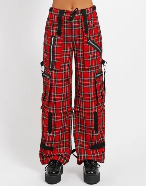 CLASH PANT RED PLAID