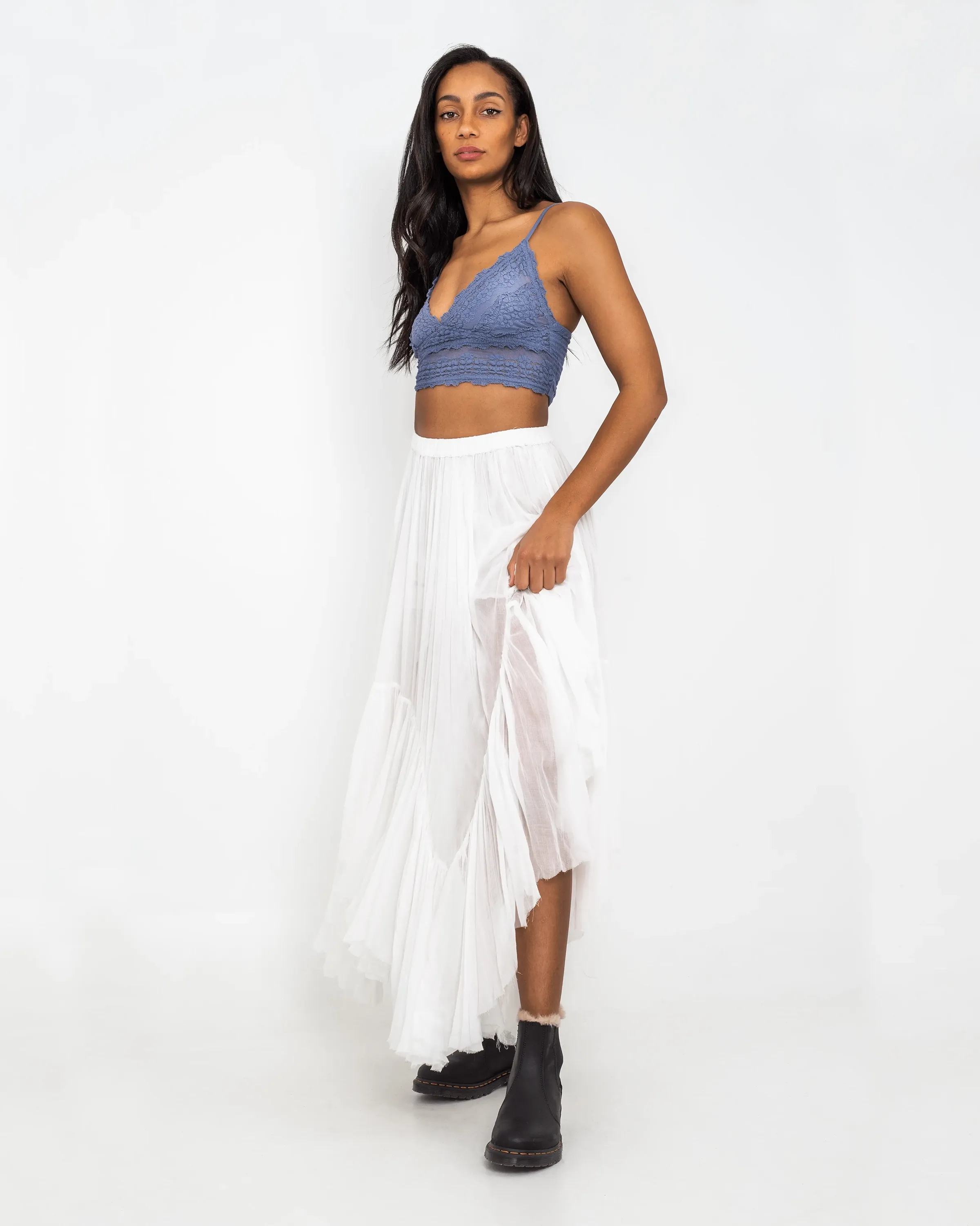 Clover Skirt in White