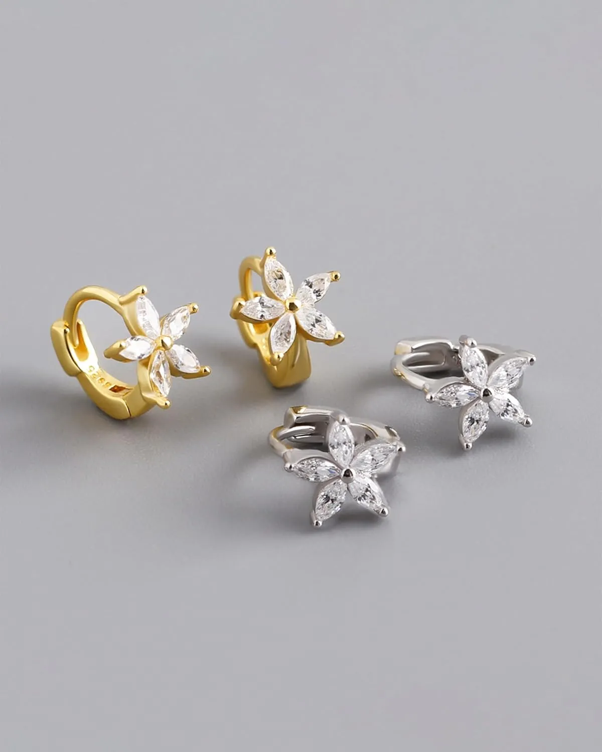 COCHARM 14K Real Gold Plated 925 Sterling Silver Small Hoop Earrings 20g Cartilage Hoop Huggie Hoop Earrings Nose Rings Hoop Helix Daith Tragus Earring for Women Men