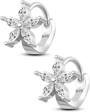 COCHARM 14K Real Gold Plated 925 Sterling Silver Small Hoop Earrings 20g Cartilage Hoop Huggie Hoop Earrings Nose Rings Hoop Helix Daith Tragus Earring for Women Men
