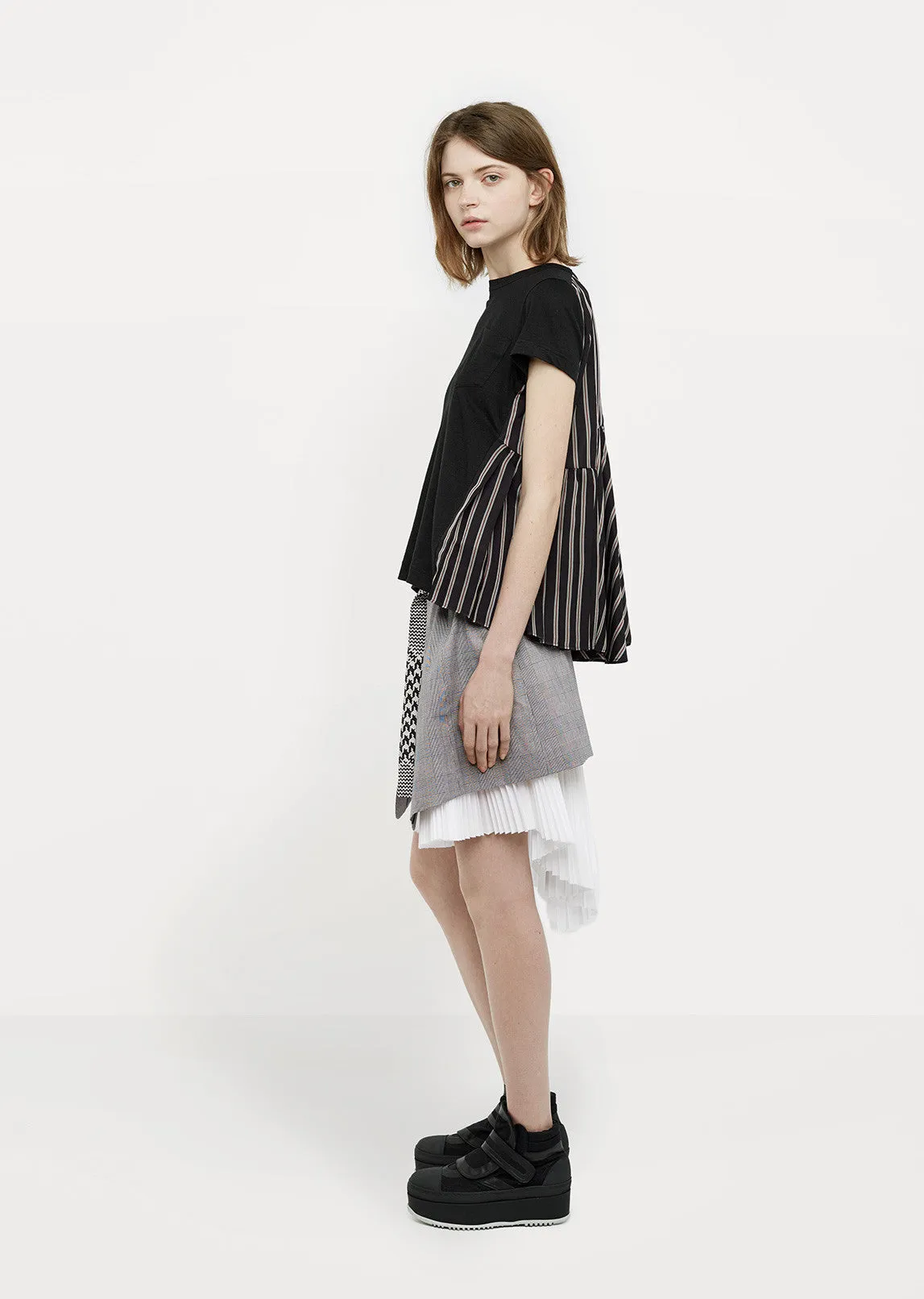 Contrast Back Stripe T-Shirt
