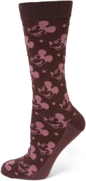 Cufflinks Inc. Mickey Dot Red Men's Socks, One size fits most (up to men's size 12)