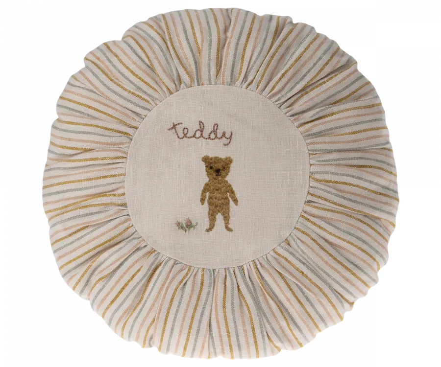 Cushion, Small - Striped Teddy