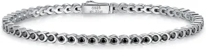 D Color VVS1 Clarity Moissanite Tennis Bracelet for Women, Really Authentic Solid 925 Sterling Silver, 5.5-7.5inch (14-19cm), Birthday Anniversary Valentines Mothers Day Ideal Gift for Her