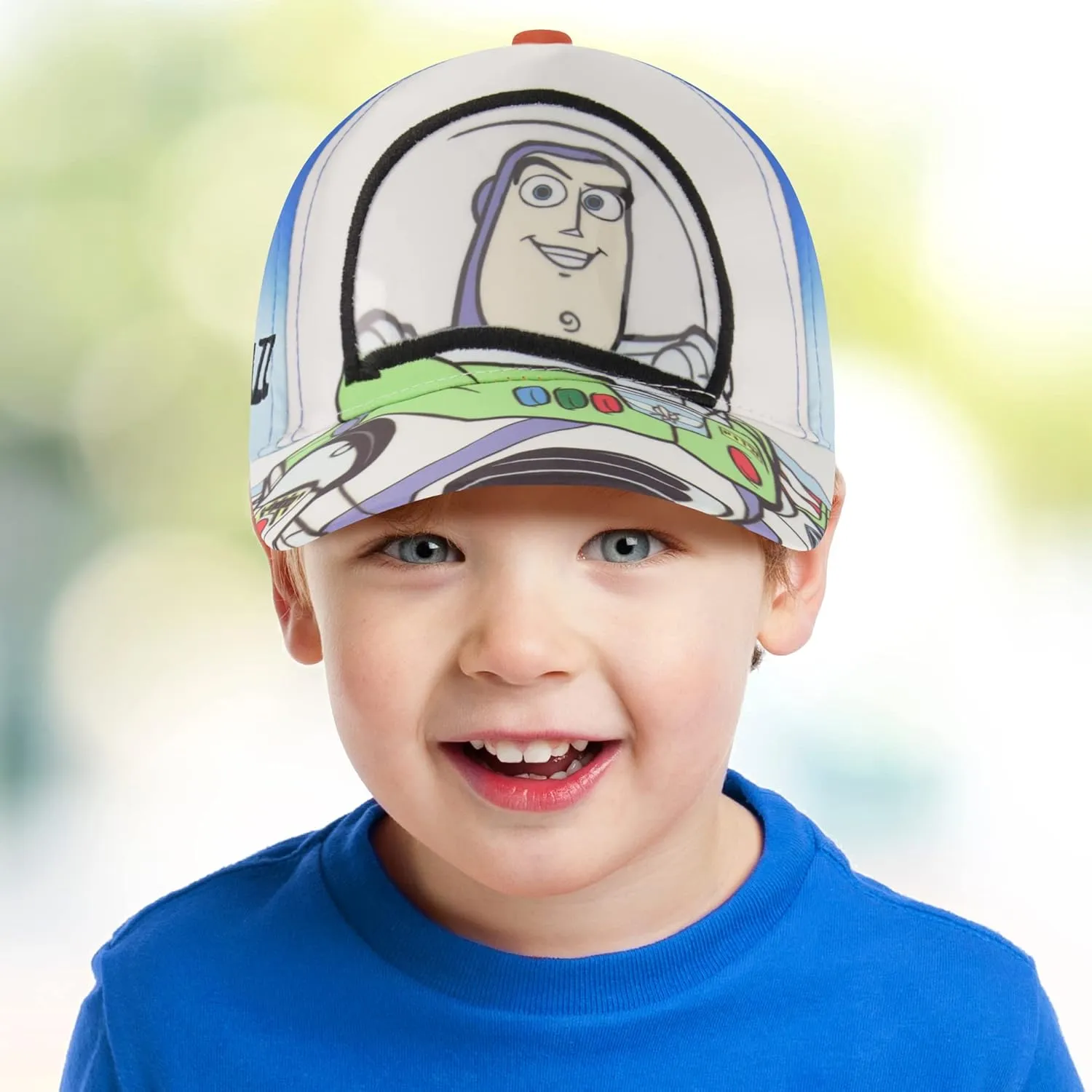 Disney Boys Baseball Hat, Lightning McQueen Adjustable Cap For Toddler 2-4 Or Kids Ages 4-7