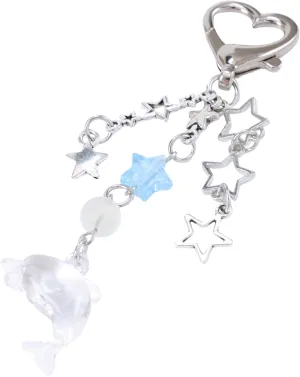 Dolphin Cute Keychain, Kawaii Key Chain for Backpack, Bag Charms, Purse Charms