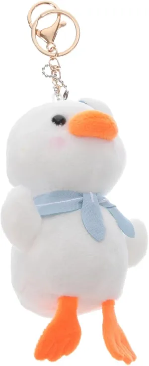 Duckling Keychain, Plush Tiny Duck Keychains Backpack Pendant Keychains Plush Duck Keyring,Stuffed Animals and Teddy Bears, Car Accessories Keychain