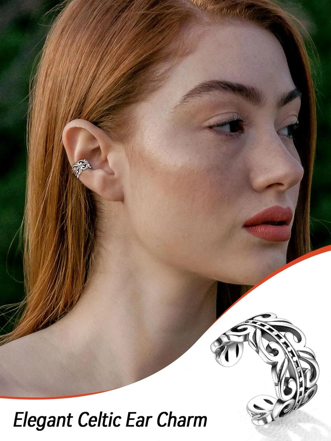FaithHeart Ear Cuff Earrings for Women Non Piercing Lightweight Sterling Silver Ear Cuff for Non Pierced Ears Hypoallergenic Fake Earrings with Gift Box