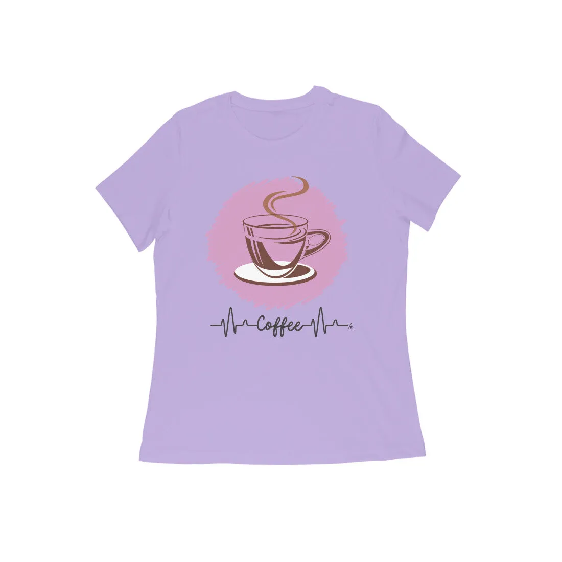 Female Round Neck Half Sleeve - Coffee Lover's Top