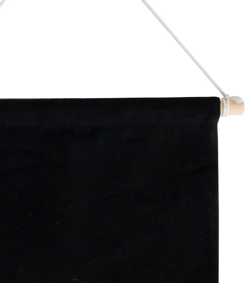 FLYPARTY Enamel Pin Wall Display Banner -Blank Canvas Banner for Display Pins Buttons