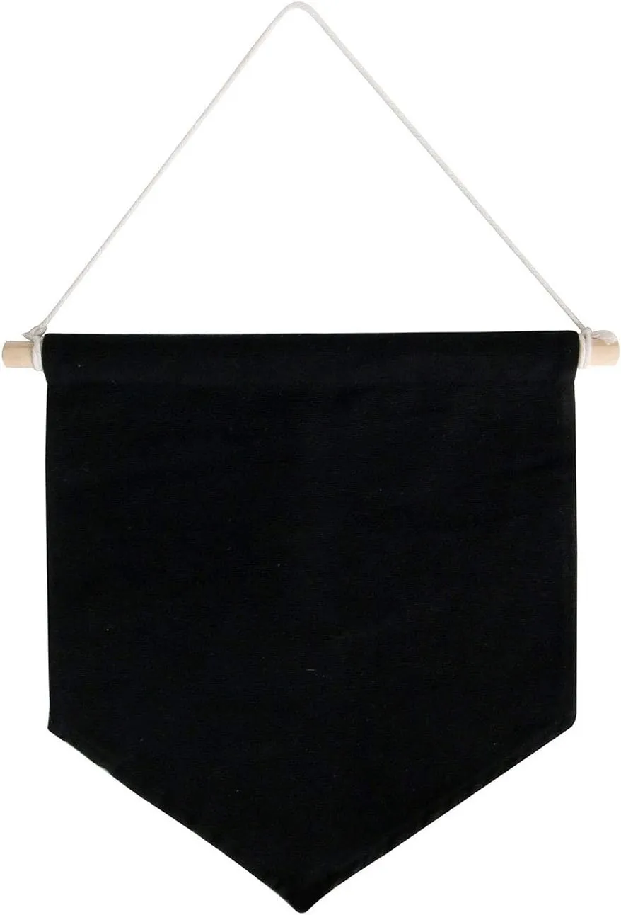FLYPARTY Enamel Pin Wall Display Banner -Blank Canvas Banner for Display Pins Buttons