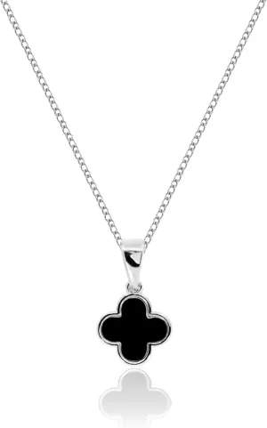 Four leaf clover necklace for women and teenagers, best gift for Holidays/birthdays/anniversaries/graduations, Chain available in gold plated or silver plated, Gift Box included