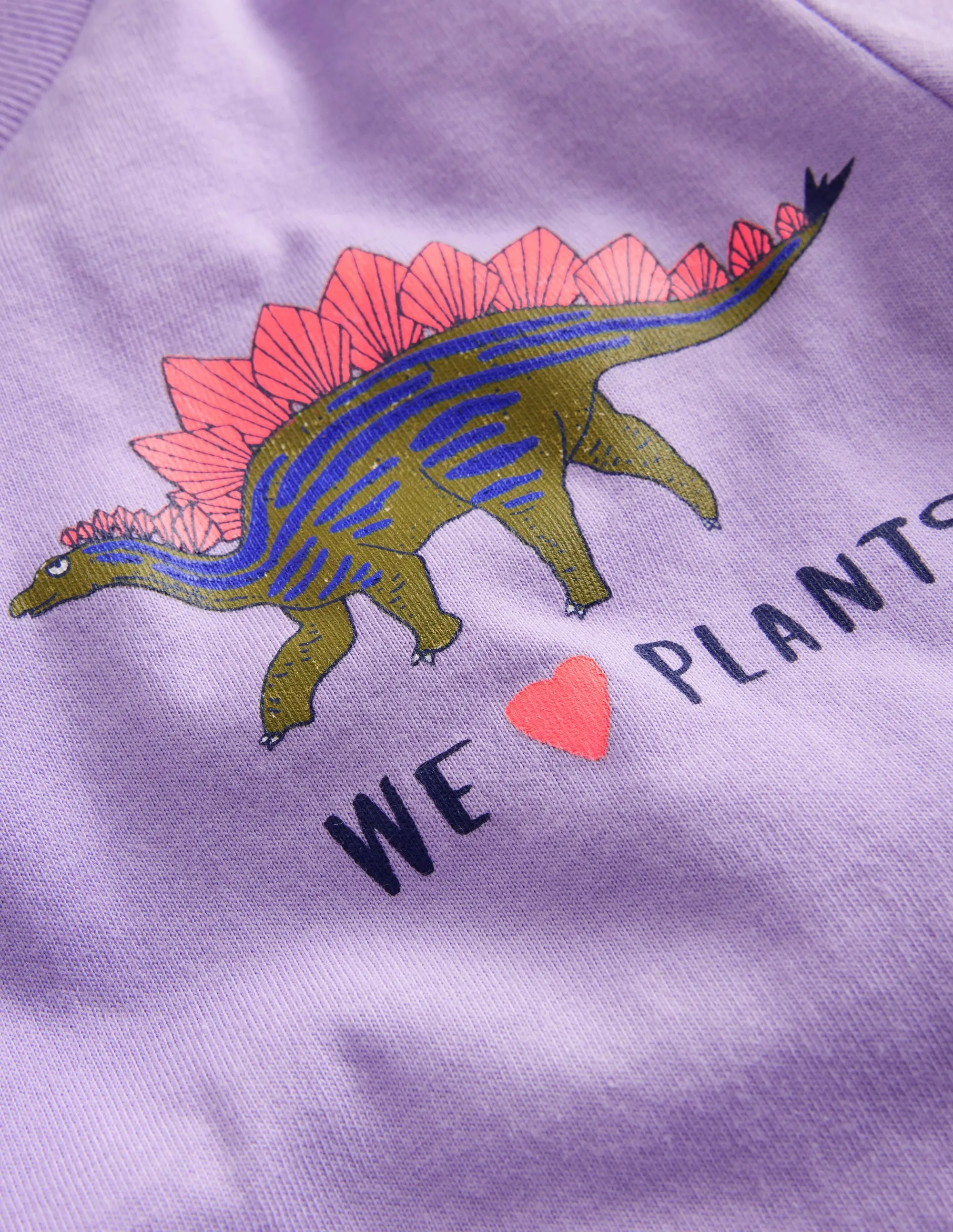 Front & Back Printed T-shirt-Misty Lavender