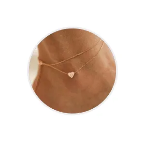 Gorgeous Double Layered Initial Anklet 16K Plated Gold Rose Gold Silver Wedding bridemaids Christmas gifts Personalized gift