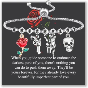 Gzrlyf HauntiAdalin Bracelet Smut Reader Dark Romance Book Lover Jewelry Run Little Mouse