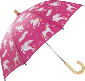Hatley Kids Printed Umbrellas, Rainbow Unicorns, One Size