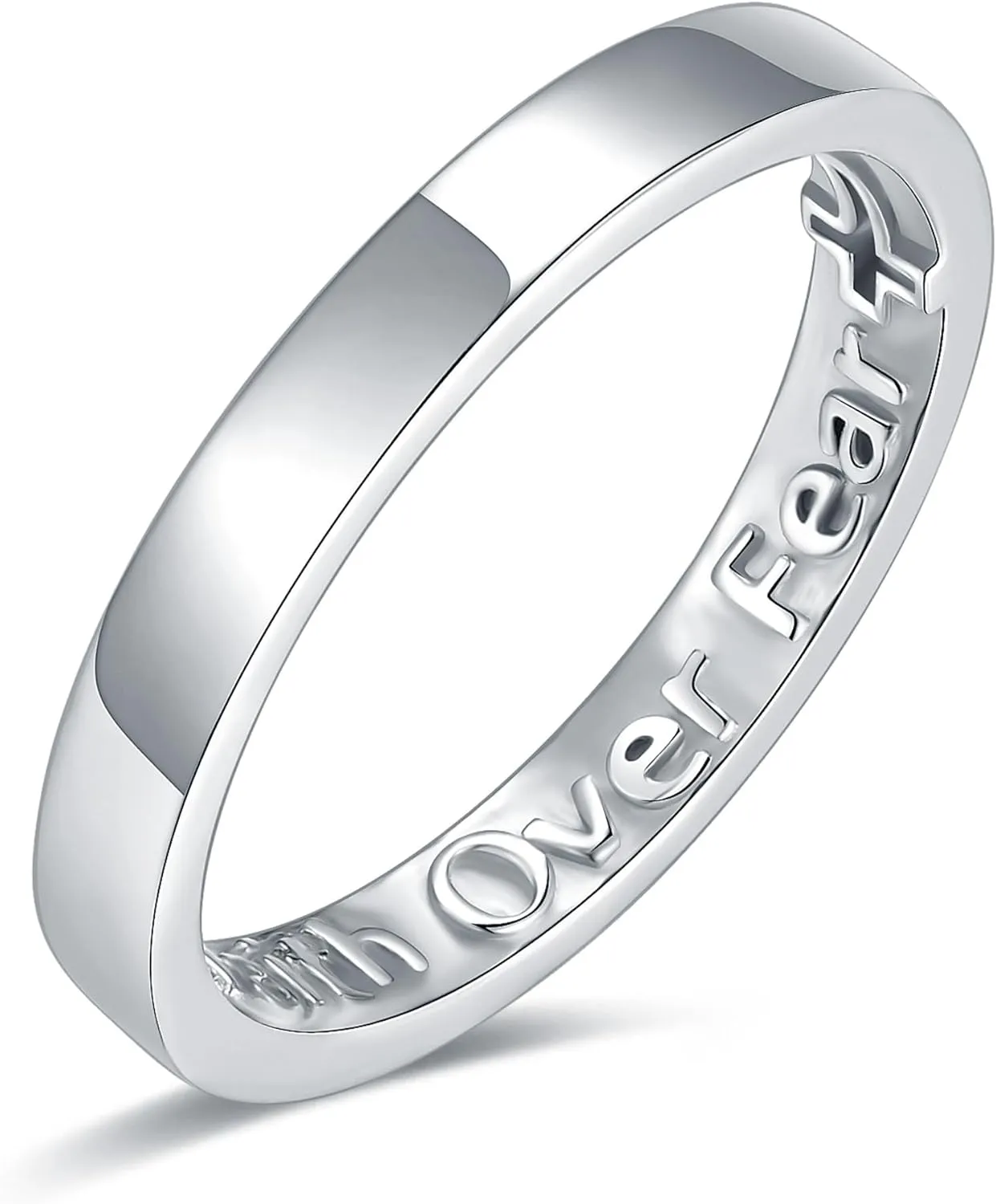 Heart Imprint Promise Ring for Women - 925 Sterling Silver Secret Love Ring with Hidden Heart - Ideal Gift for Couples & Loved Ones - Silent Expression of Affection