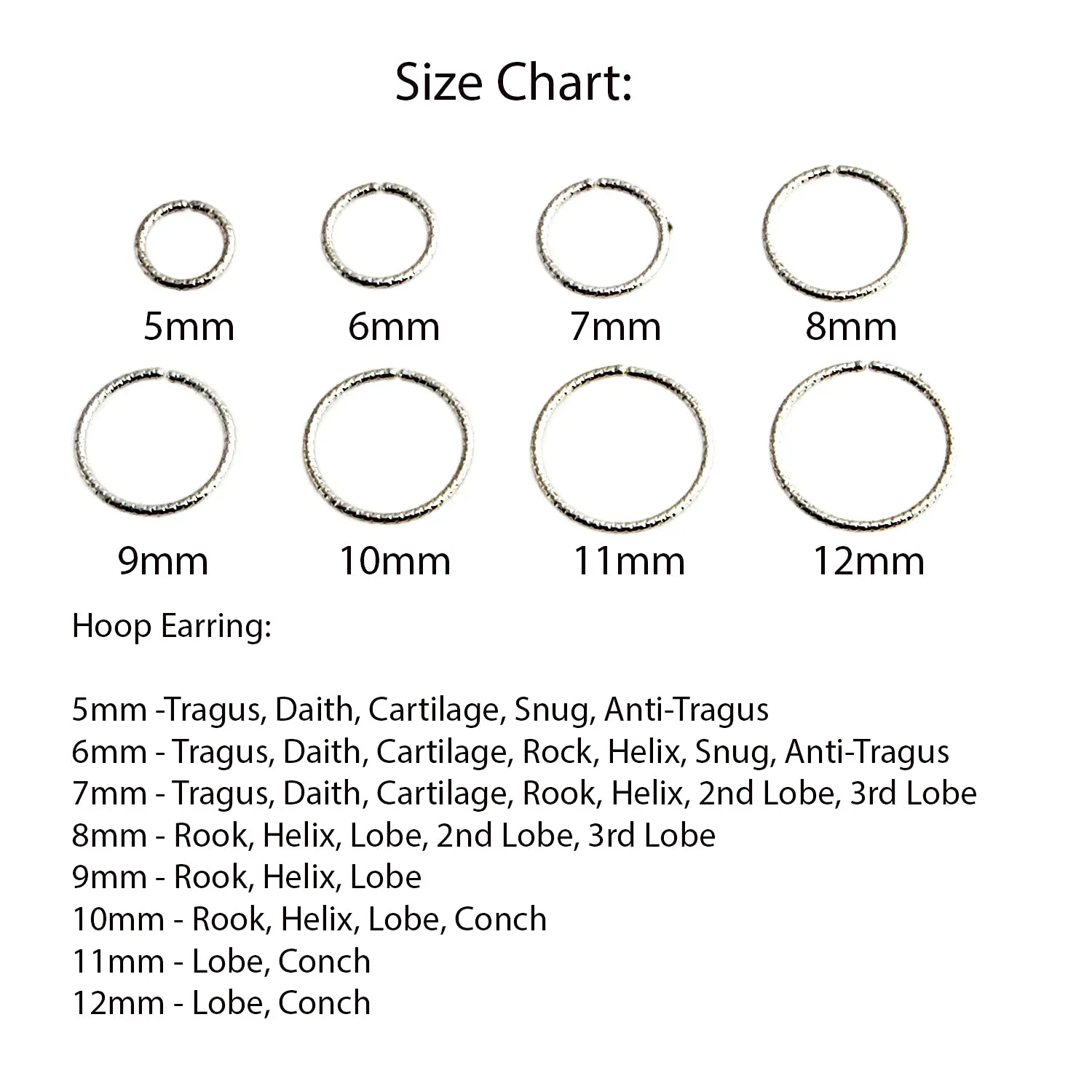 Hoop Earrings Cartilage Nose Septum Ear Helix Tragus Piercing Jewelry for Women Hypoallergenic with Balls Thin Tiny (6mm x 22 gauge / 3 Beads)