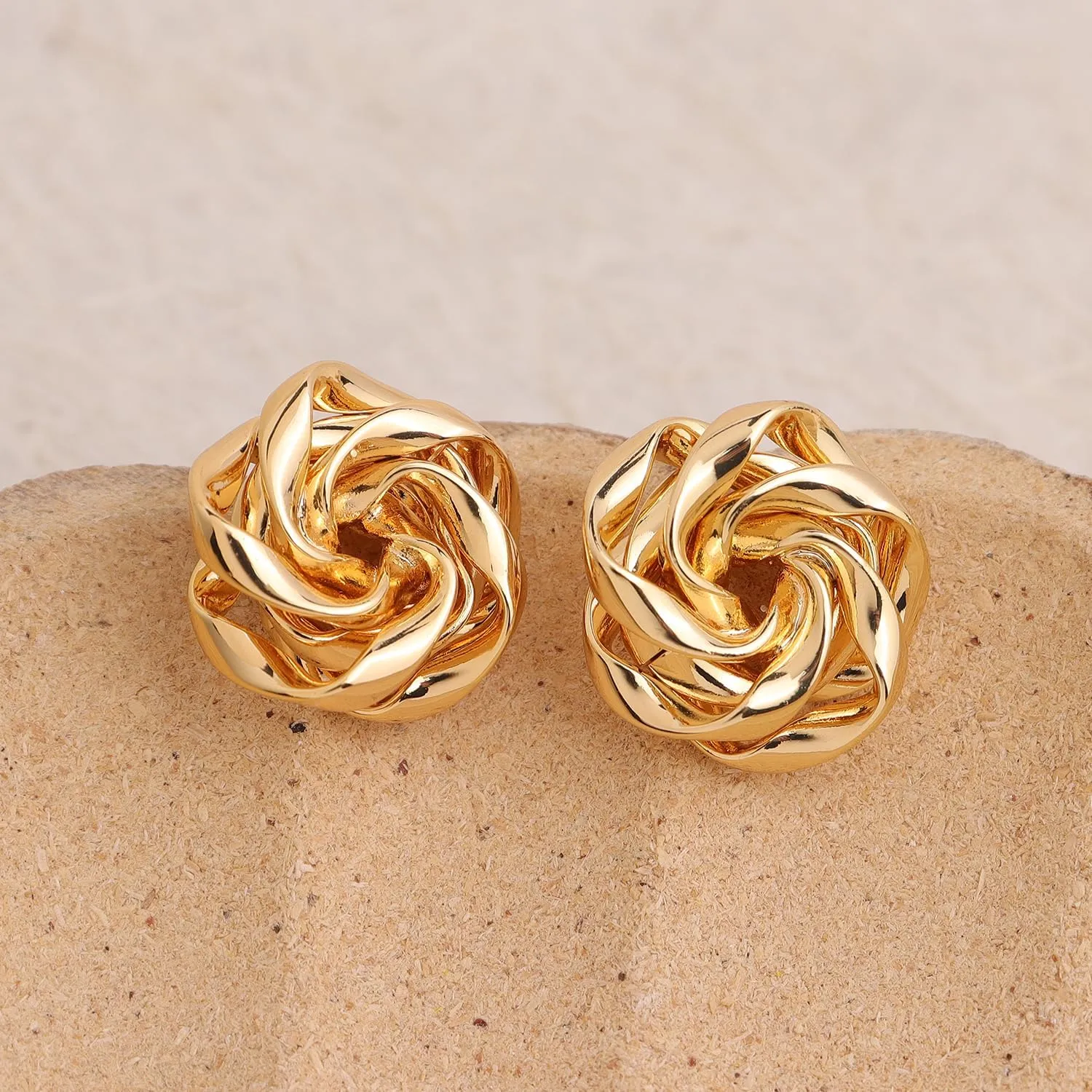 JeanBeau Pearl Flower Leaf Stud Earrings for Women Statement Cluster CZ Pearls Earing Gold Plated Sterling Silver Wedding Prom Birthday Fashion Jewelry Gift