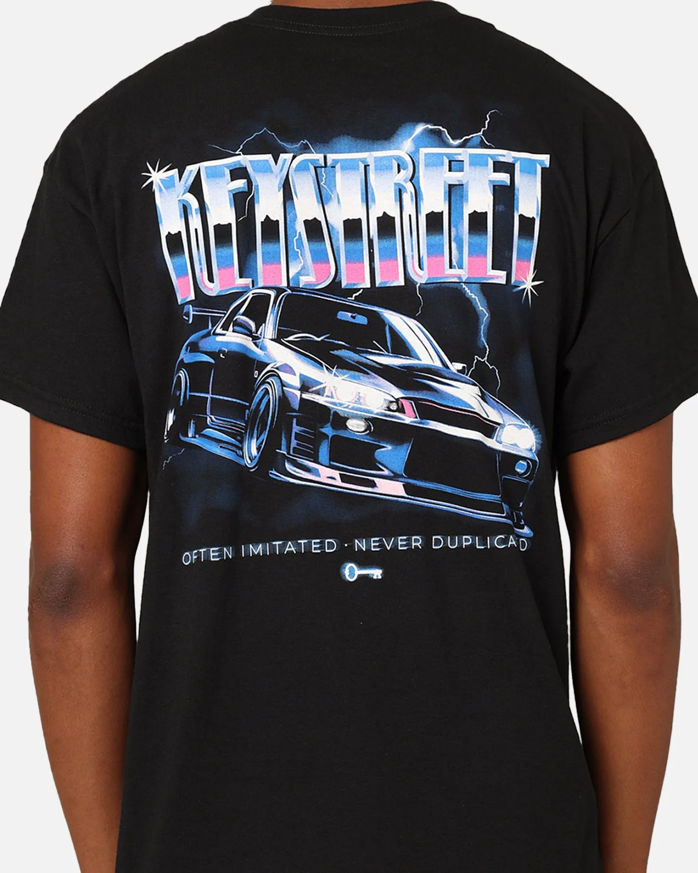 Key Street Air Brushed T-Shirt Black