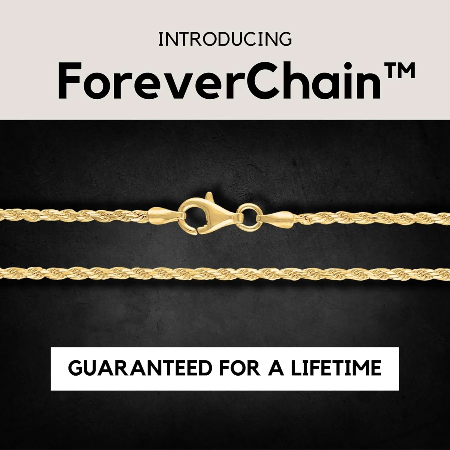 KISPER Solid 18K Gold Over 925 Sterling Silver Italian Diamond-Cut 1.5mm Braided Rope Chain Necklace - for Men & Women with Lobster Clasp - Made in Italy