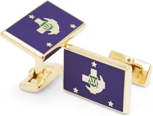 Lambda Chi Alpha Cuff Links (Gold-Plated)