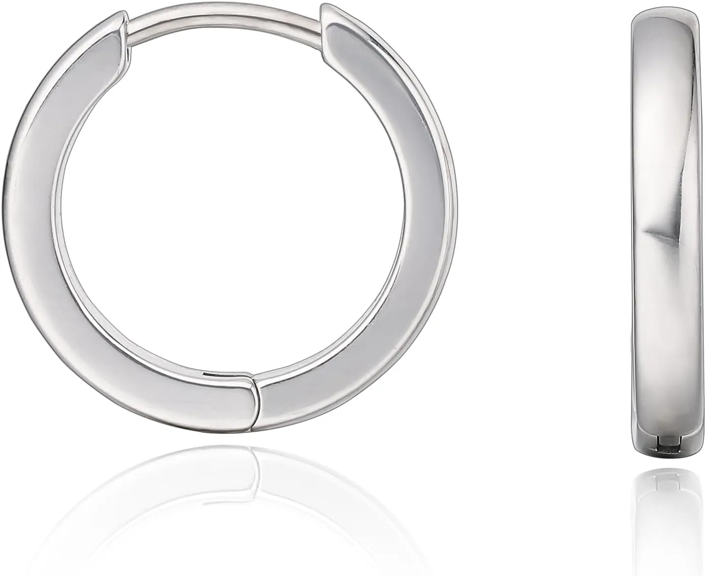 Limerencia G23 Pure Titanium Hypoallergenic Huggie Hoop Earrings for Women Sensitive Ears