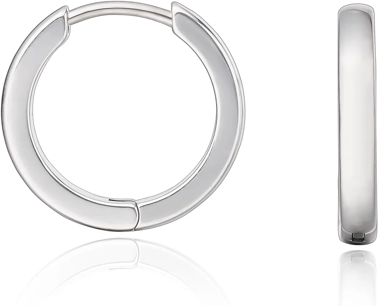 Limerencia G23 Pure Titanium Hypoallergenic Huggie Hoop Earrings for Women Sensitive Ears