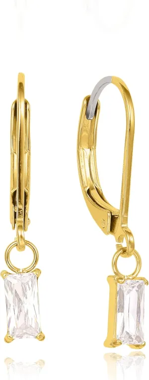 Limerencia G23 Titanium Leverback Earrings Dangle Drop Earrings for Woman Fashion F136 Titanium Earrings Hypoallergenic Jewelry Gift