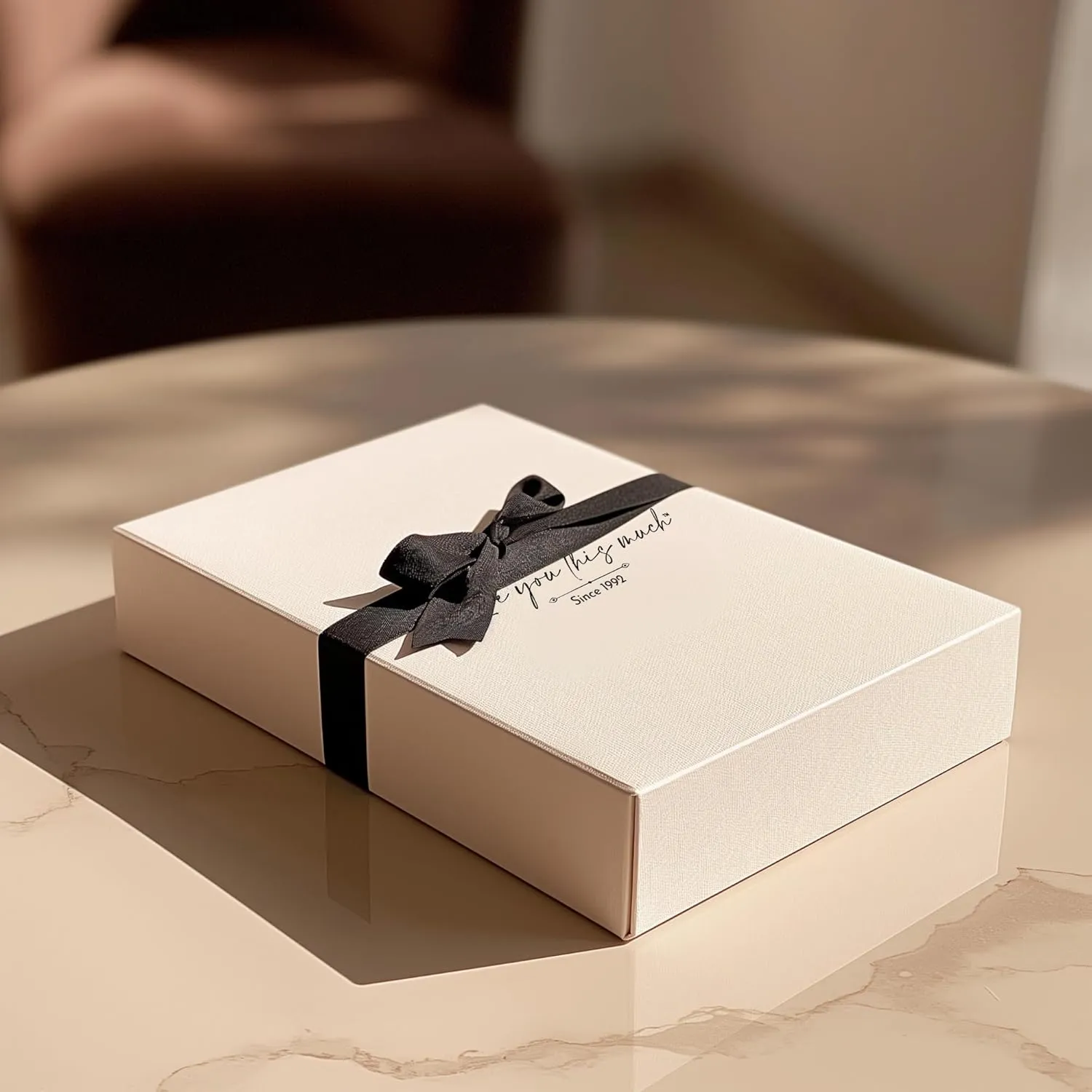 Love You This Much Promise 14k White Gold Necklace | Romantic Birthday Gift | Promise Necklace | Best for Girlfriend