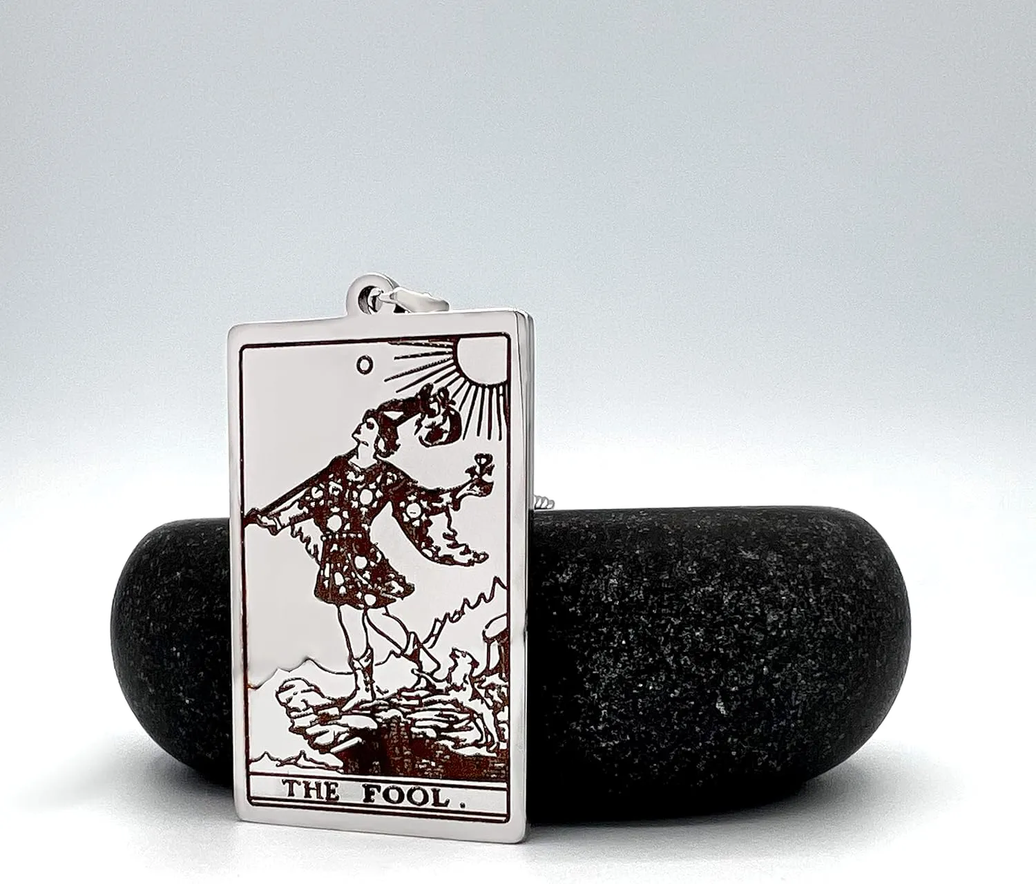 Mall of Style Tarot Card Necklace for Women - Tarot Necklace for Men - Hip Hop Jewelry - Bikers Jewelry