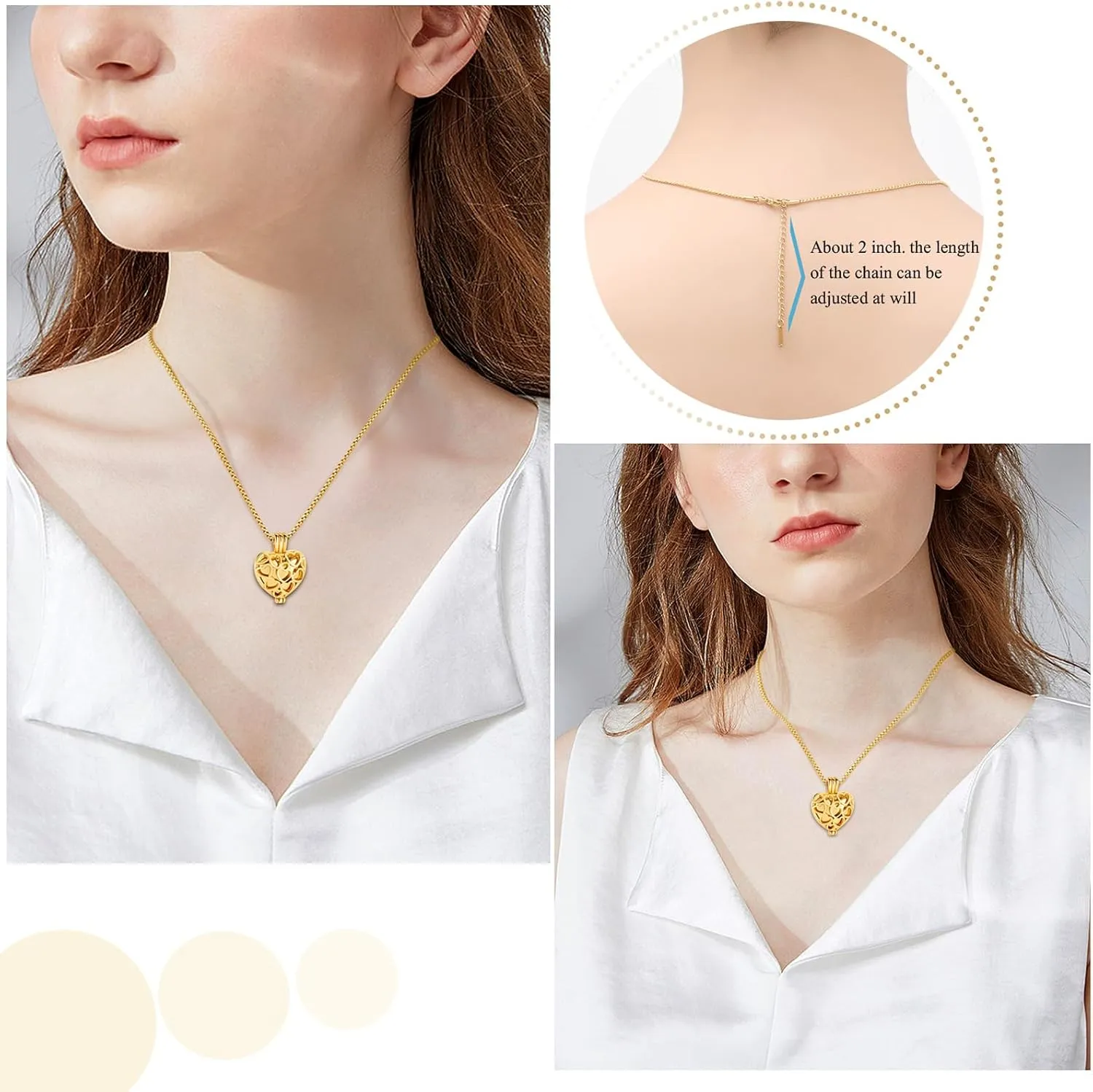 Memorial Cremation Jewelry Eternal Heart Cremation Locket Necklace With Mini Urn Jewelry For Ashes Of Loved Ones Keepsale Pendant