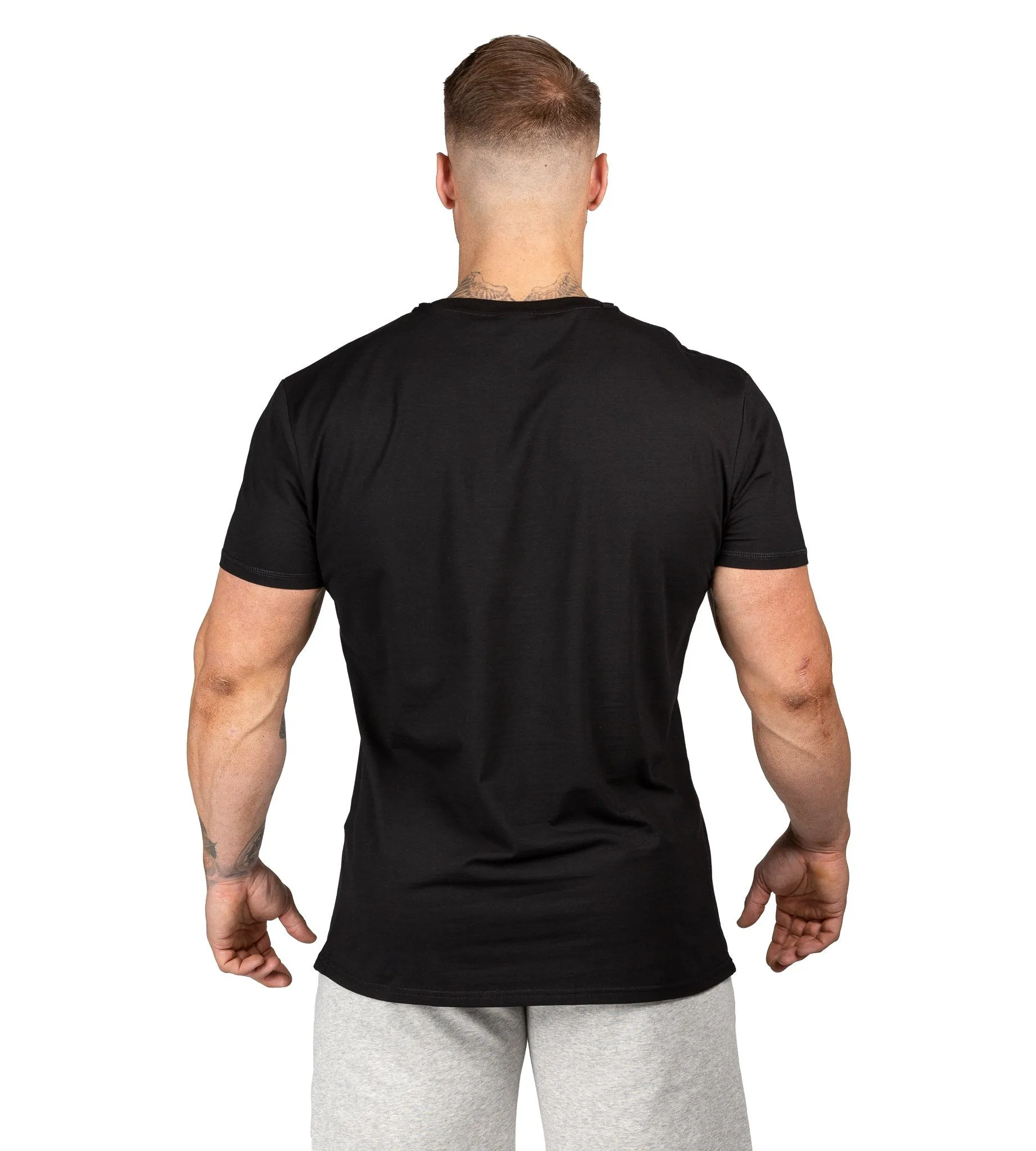 Military Muscle Tee II - Jaguar Black