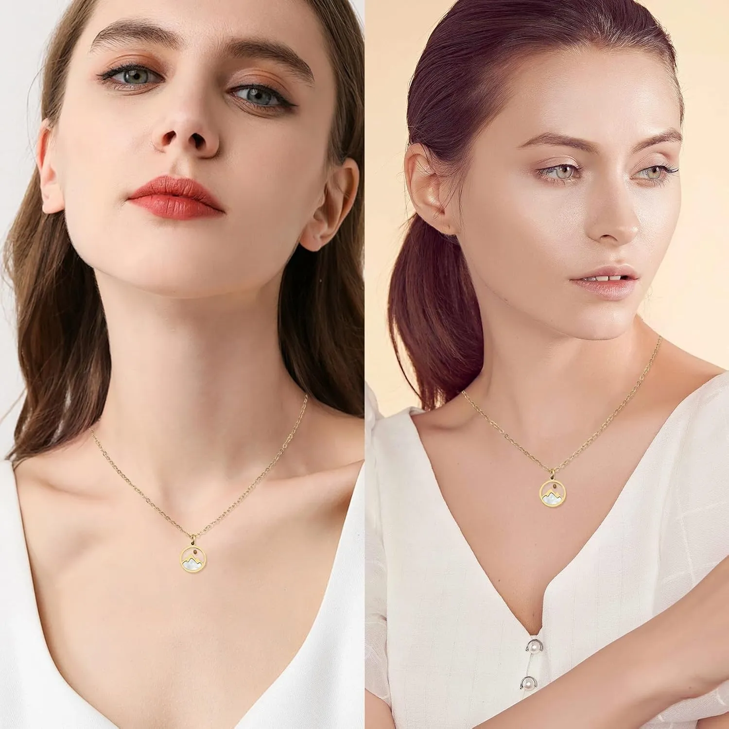 Mustard Seed Necklace for Women Stainless Steel Mustard Seed Necklace Inspirational Christian Religious Jewelry
