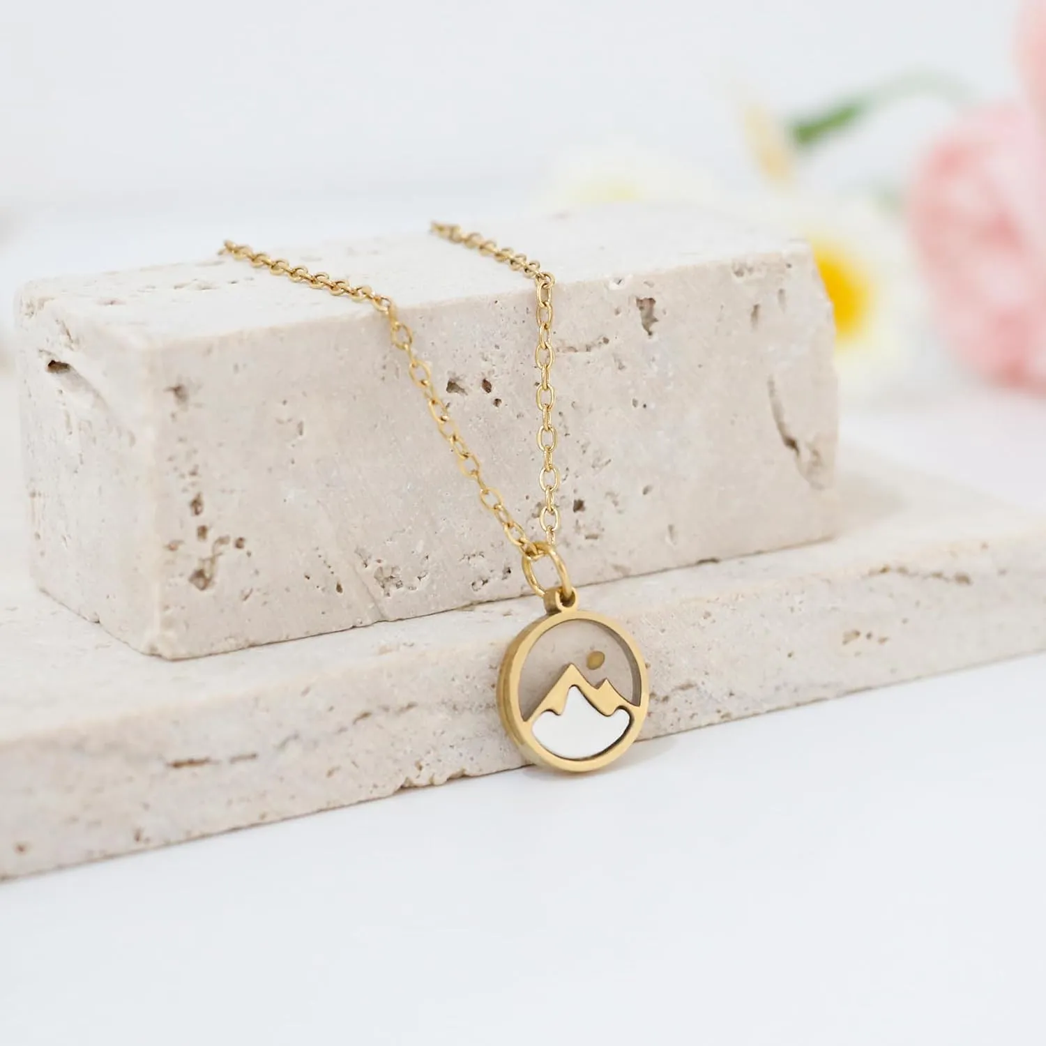 Mustard Seed Necklace for Women Stainless Steel Mustard Seed Necklace Inspirational Christian Religious Jewelry
