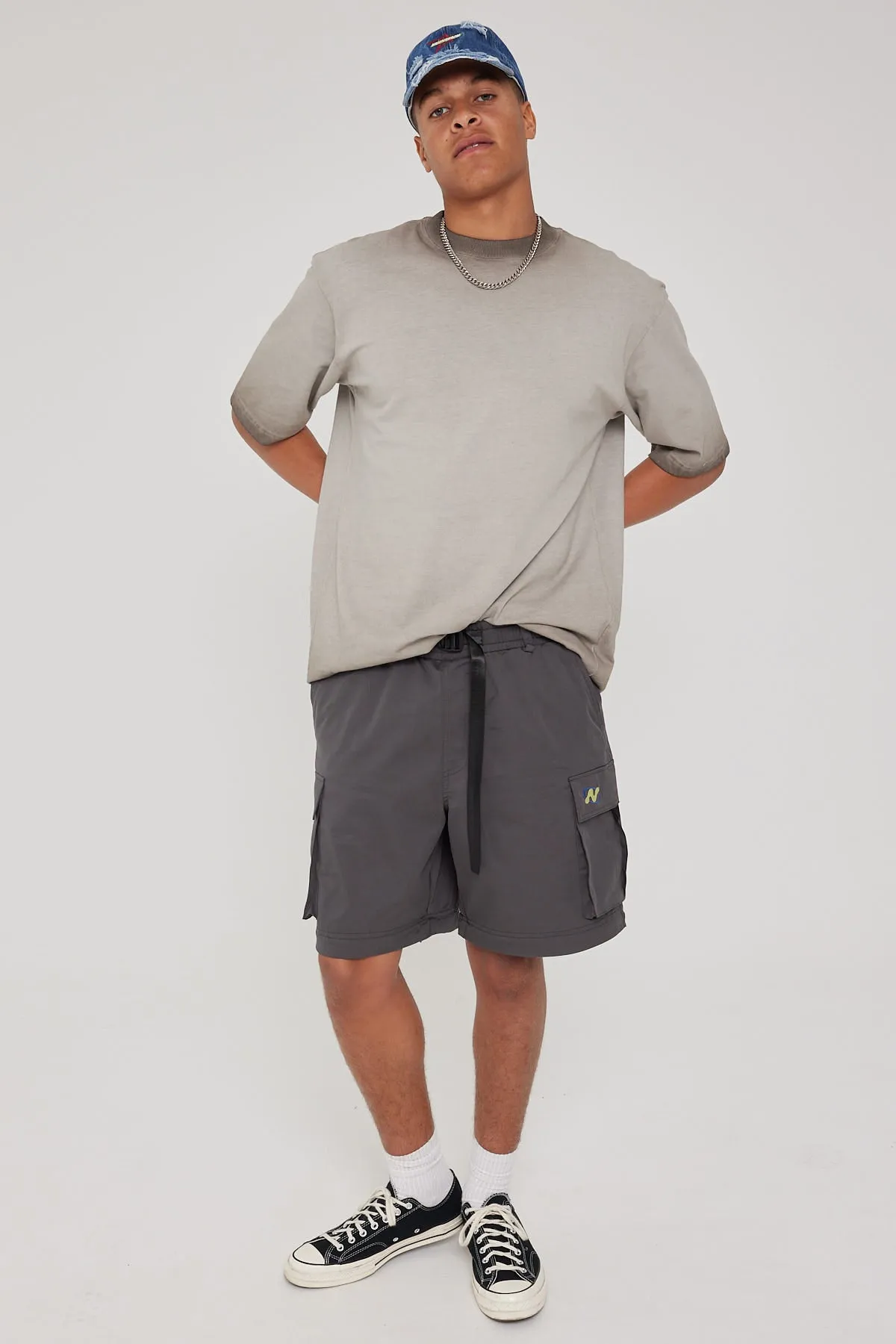 Neovision Zip Off Parachute Cargo Pant Charcoal